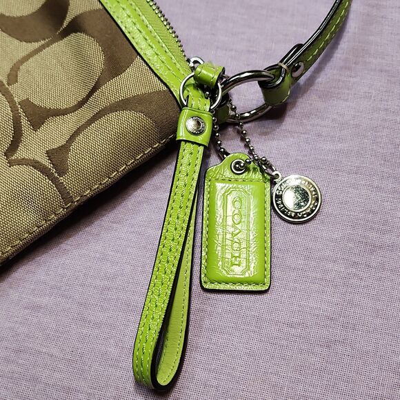 Coach Signature Stripe Canvas bag - Picture 8 of 12